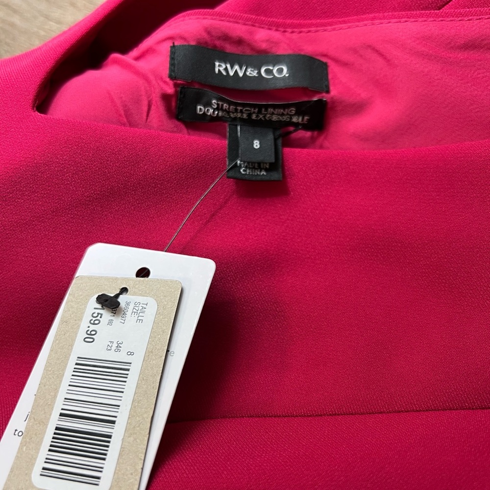 RW&CO. Fuchsia Dress with Lining - Picture 4 of 6
